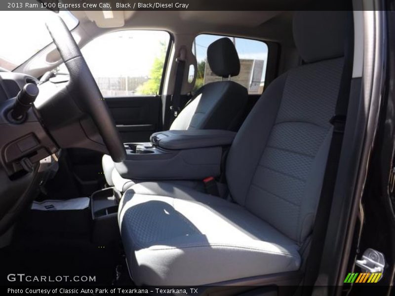 Black / Black/Diesel Gray 2013 Ram 1500 Express Crew Cab