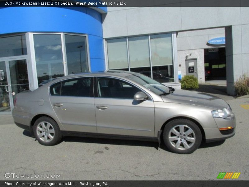 Wheat Beige Metallic / Black 2007 Volkswagen Passat 2.0T Sedan