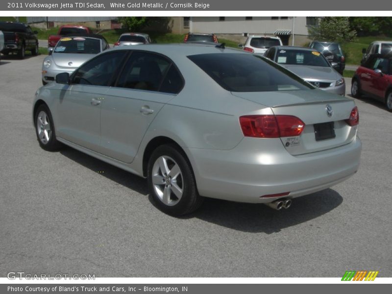 White Gold Metallic / Cornsilk Beige 2011 Volkswagen Jetta TDI Sedan