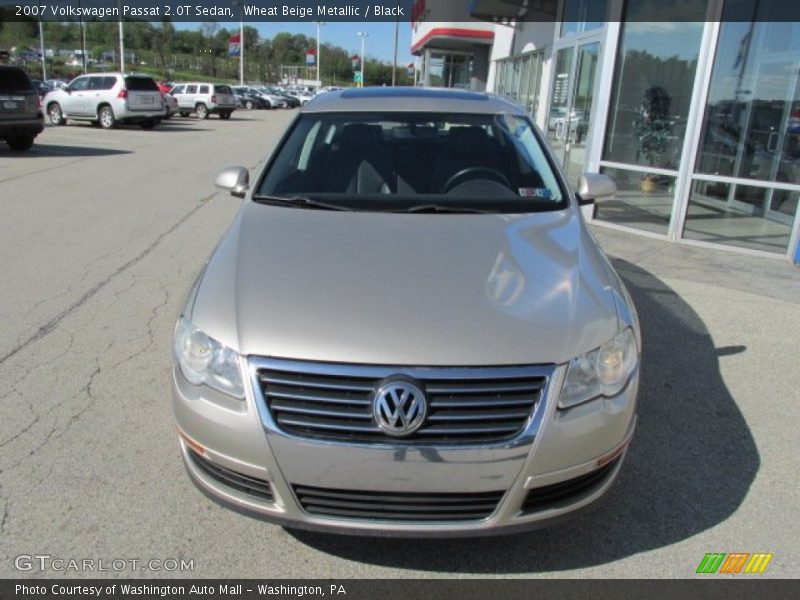 Wheat Beige Metallic / Black 2007 Volkswagen Passat 2.0T Sedan