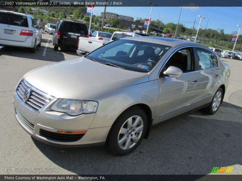 Wheat Beige Metallic / Black 2007 Volkswagen Passat 2.0T Sedan