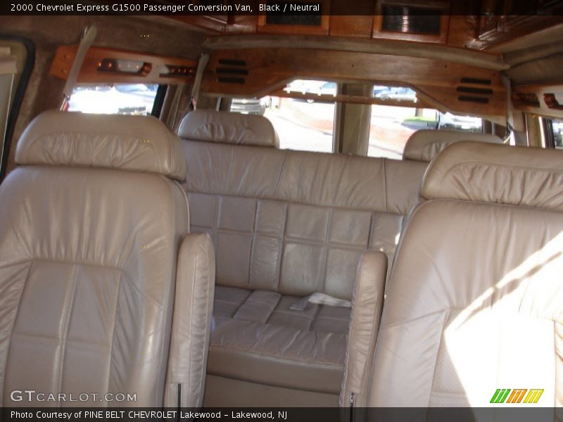 Black / Neutral 2000 Chevrolet Express G1500 Passenger Conversion Van