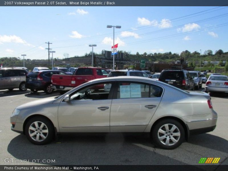 Wheat Beige Metallic / Black 2007 Volkswagen Passat 2.0T Sedan