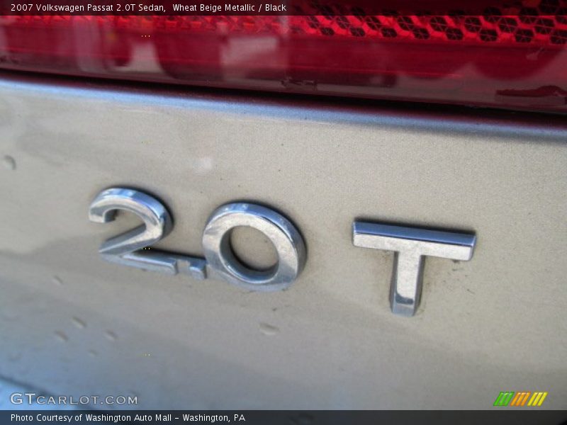 Wheat Beige Metallic / Black 2007 Volkswagen Passat 2.0T Sedan