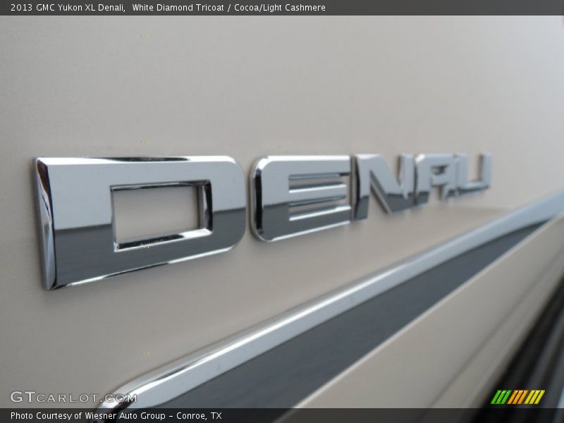 White Diamond Tricoat / Cocoa/Light Cashmere 2013 GMC Yukon XL Denali