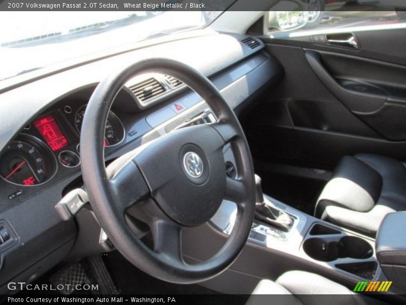 Wheat Beige Metallic / Black 2007 Volkswagen Passat 2.0T Sedan