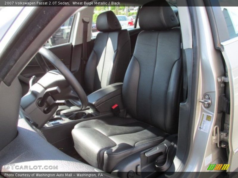 Wheat Beige Metallic / Black 2007 Volkswagen Passat 2.0T Sedan