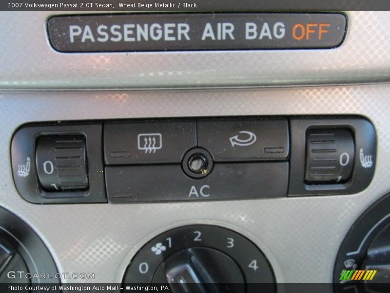 Wheat Beige Metallic / Black 2007 Volkswagen Passat 2.0T Sedan