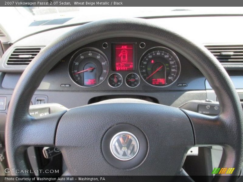 Wheat Beige Metallic / Black 2007 Volkswagen Passat 2.0T Sedan