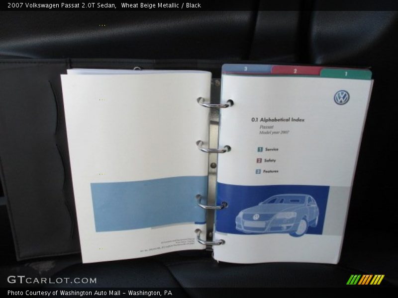 Wheat Beige Metallic / Black 2007 Volkswagen Passat 2.0T Sedan