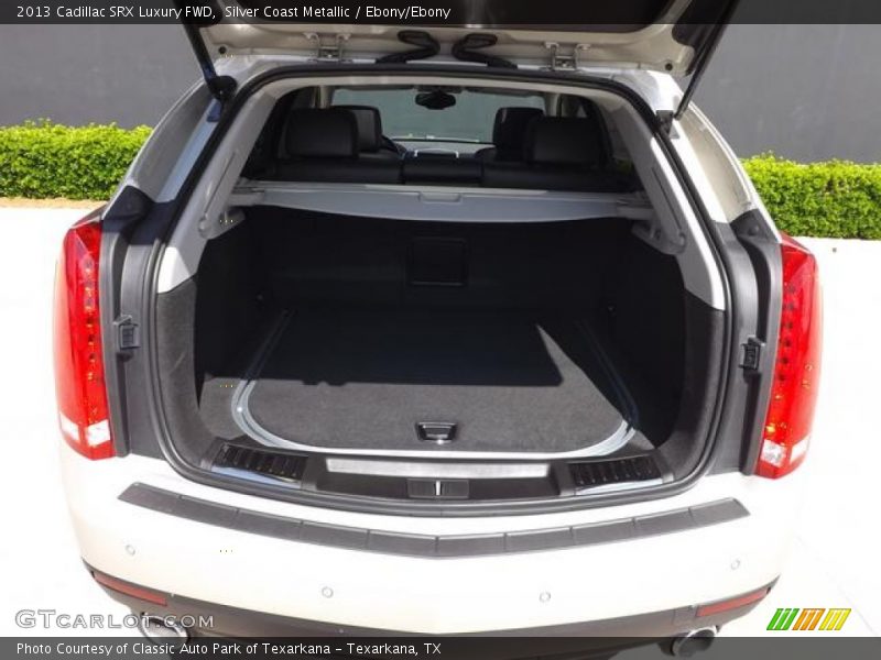 Silver Coast Metallic / Ebony/Ebony 2013 Cadillac SRX Luxury FWD