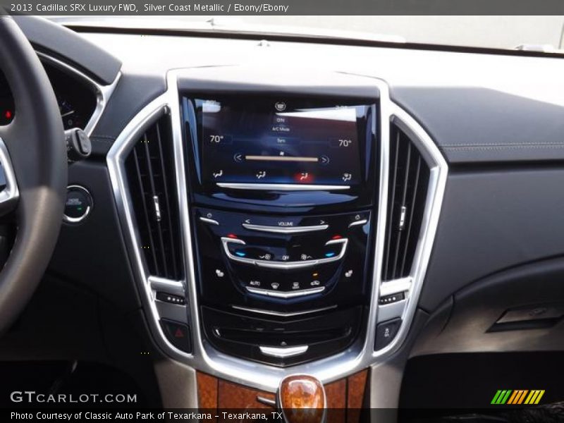 Silver Coast Metallic / Ebony/Ebony 2013 Cadillac SRX Luxury FWD