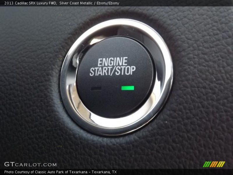 Silver Coast Metallic / Ebony/Ebony 2013 Cadillac SRX Luxury FWD