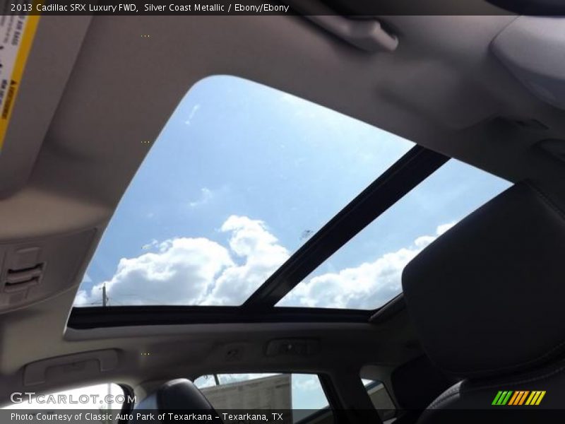 Silver Coast Metallic / Ebony/Ebony 2013 Cadillac SRX Luxury FWD
