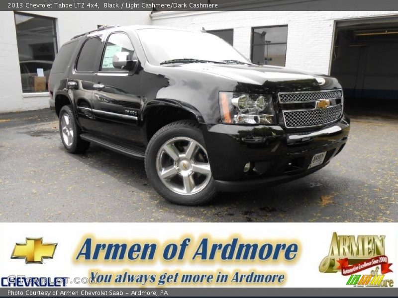 Black / Light Cashmere/Dark Cashmere 2013 Chevrolet Tahoe LTZ 4x4