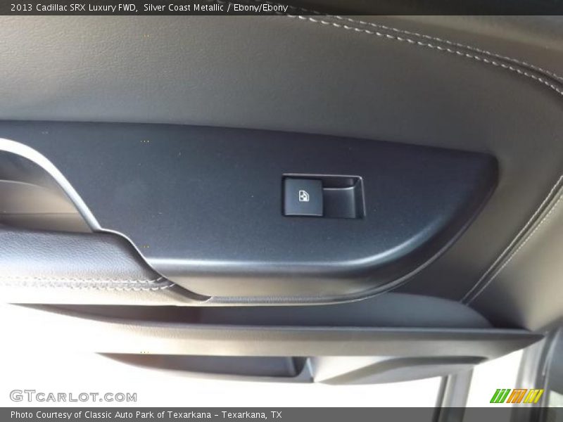 Silver Coast Metallic / Ebony/Ebony 2013 Cadillac SRX Luxury FWD