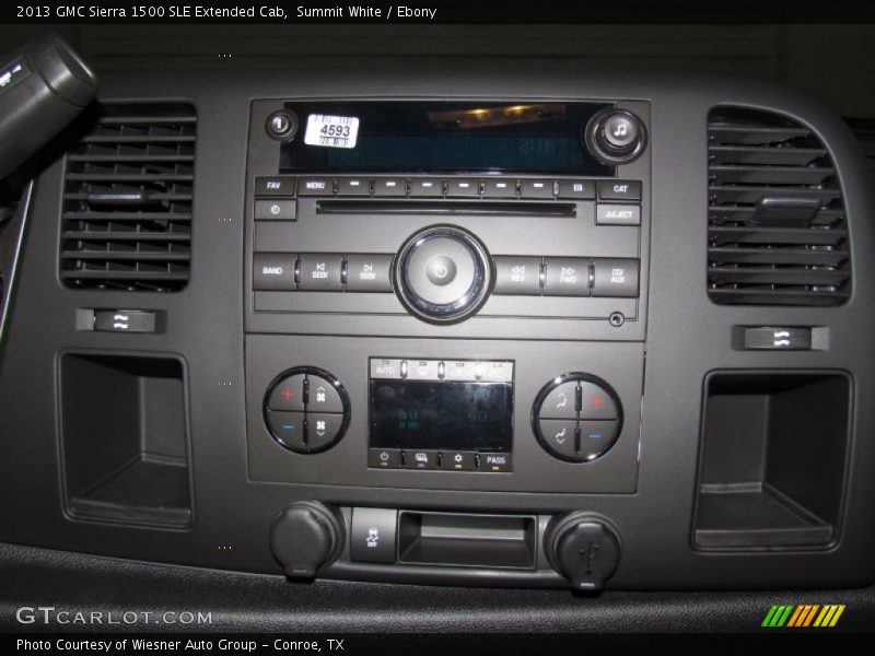 Summit White / Ebony 2013 GMC Sierra 1500 SLE Extended Cab