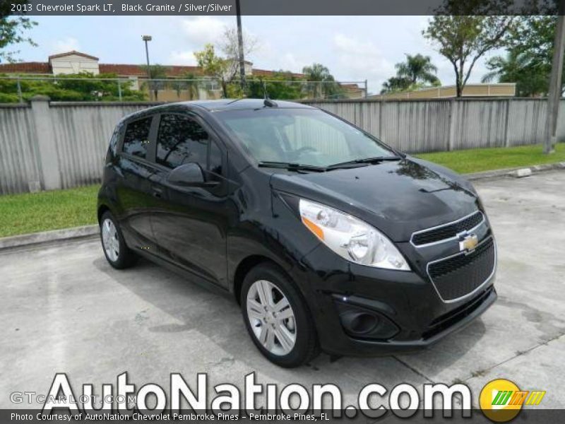 Black Granite / Silver/Silver 2013 Chevrolet Spark LT