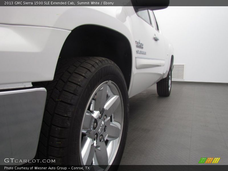 Summit White / Ebony 2013 GMC Sierra 1500 SLE Extended Cab