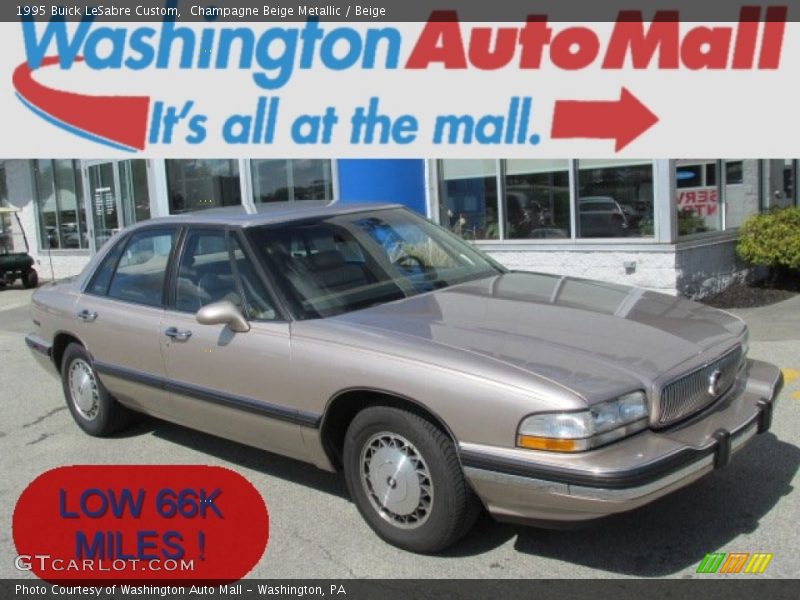 Champagne Beige Metallic / Beige 1995 Buick LeSabre Custom
