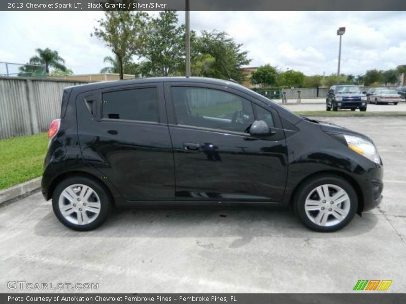 Black Granite / Silver/Silver 2013 Chevrolet Spark LT