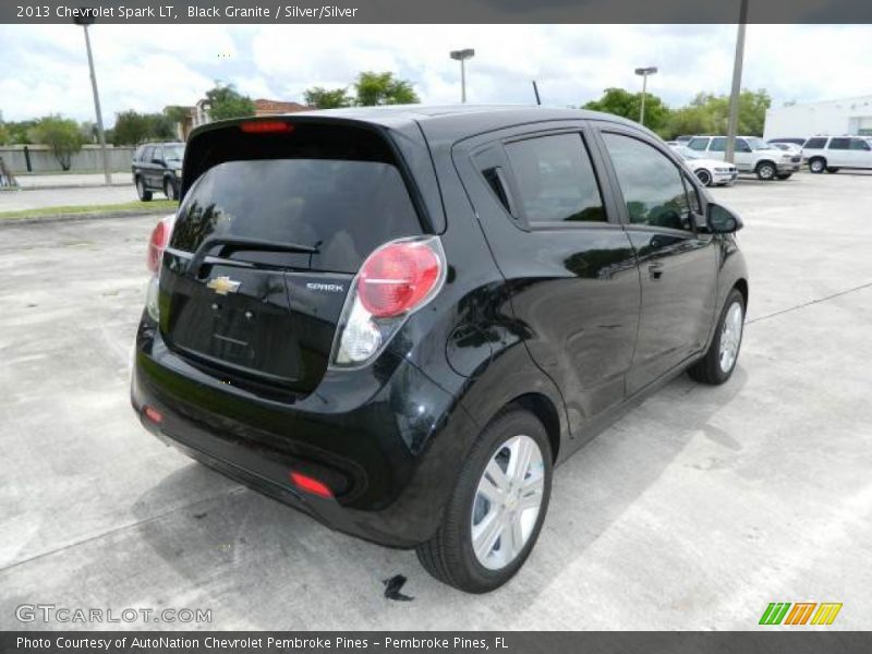 Black Granite / Silver/Silver 2013 Chevrolet Spark LT