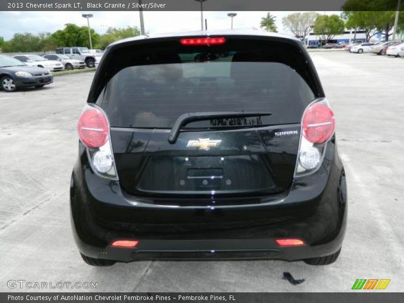 Black Granite / Silver/Silver 2013 Chevrolet Spark LT