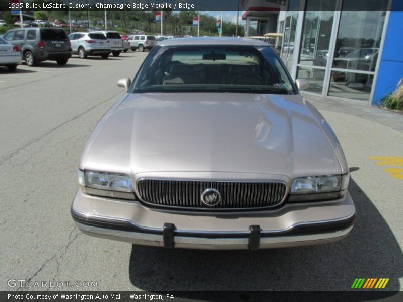 Champagne Beige Metallic / Beige 1995 Buick LeSabre Custom