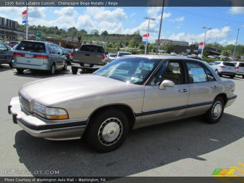 Champagne Beige Metallic / Beige 1995 Buick LeSabre Custom