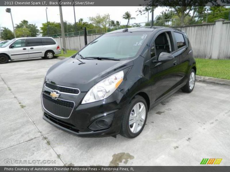 Black Granite / Silver/Silver 2013 Chevrolet Spark LT