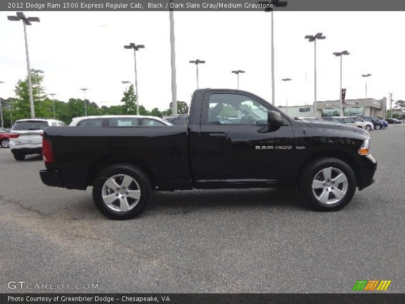 Black / Dark Slate Gray/Medium Graystone 2012 Dodge Ram 1500 Express Regular Cab
