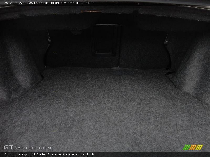 Bright Silver Metallic / Black 2012 Chrysler 200 LX Sedan
