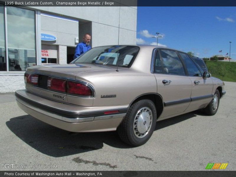 Champagne Beige Metallic / Beige 1995 Buick LeSabre Custom