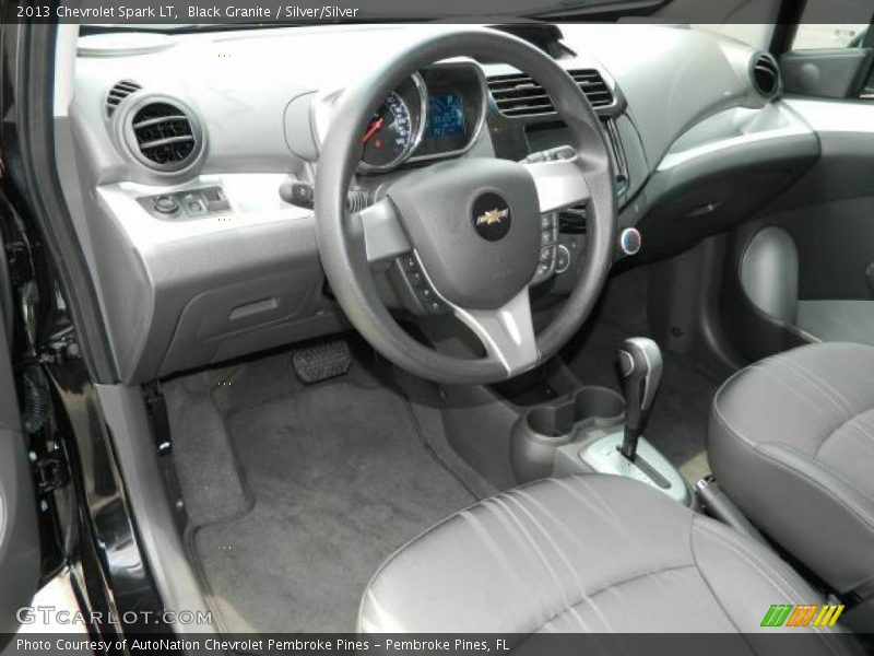 Black Granite / Silver/Silver 2013 Chevrolet Spark LT