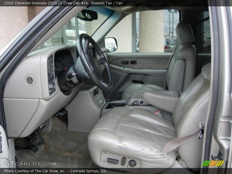  2002 Silverado 2500 LT Crew Cab 4x4 Tan Interior