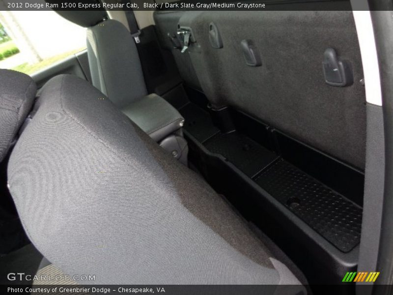 Black / Dark Slate Gray/Medium Graystone 2012 Dodge Ram 1500 Express Regular Cab