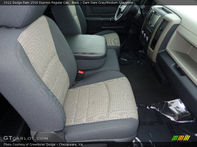 Black / Dark Slate Gray/Medium Graystone 2012 Dodge Ram 1500 Express Regular Cab