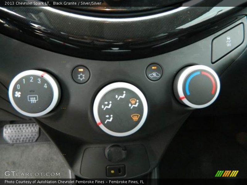 Black Granite / Silver/Silver 2013 Chevrolet Spark LT