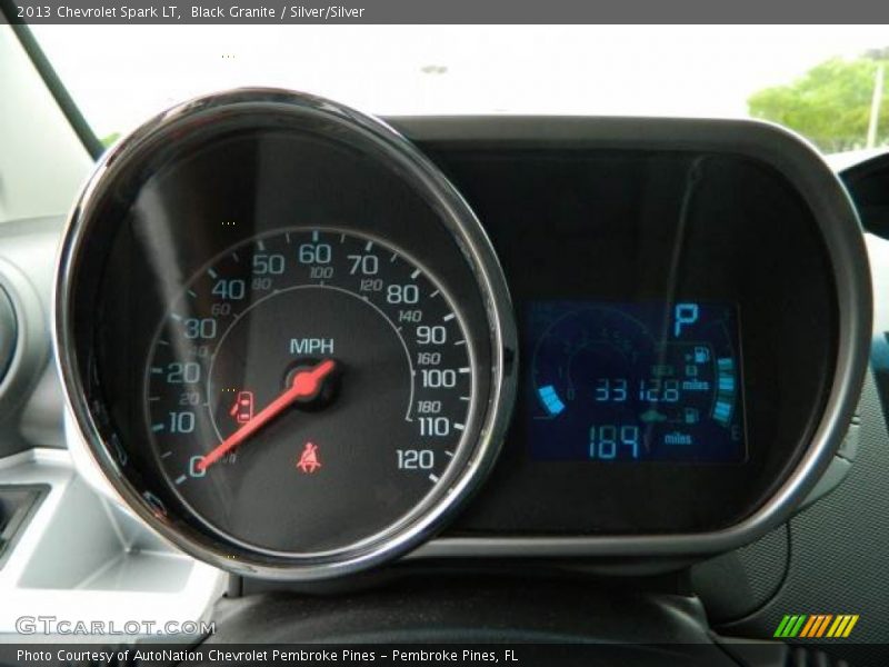Black Granite / Silver/Silver 2013 Chevrolet Spark LT