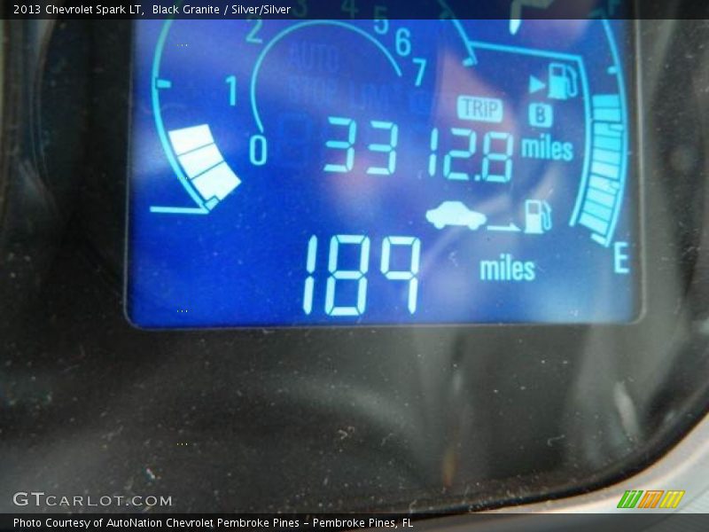 Black Granite / Silver/Silver 2013 Chevrolet Spark LT