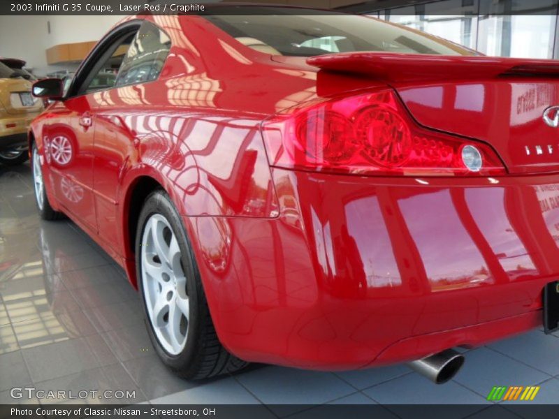 Laser Red / Graphite 2003 Infiniti G 35 Coupe