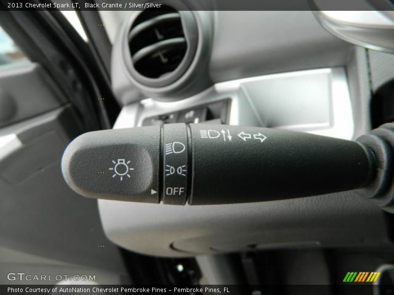 Black Granite / Silver/Silver 2013 Chevrolet Spark LT