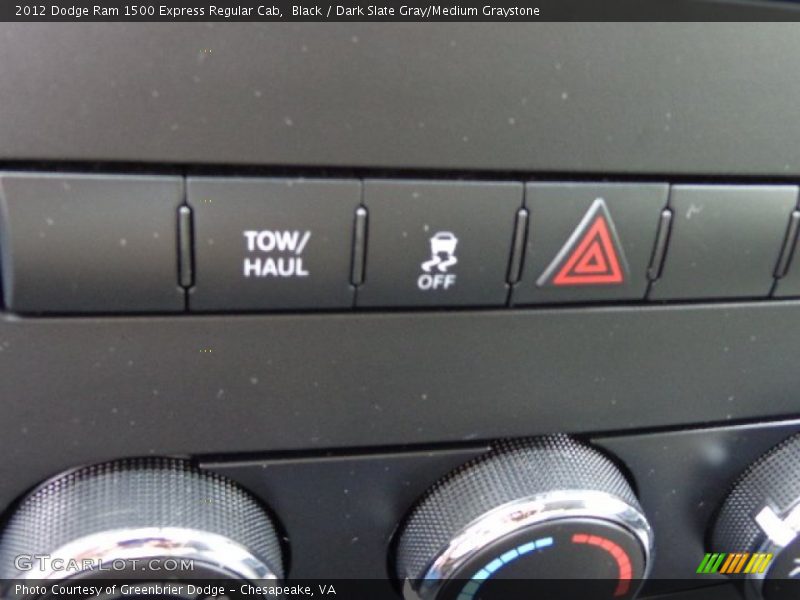Black / Dark Slate Gray/Medium Graystone 2012 Dodge Ram 1500 Express Regular Cab