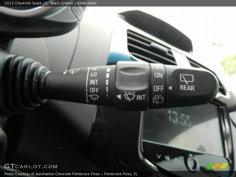 Black Granite / Silver/Silver 2013 Chevrolet Spark LT
