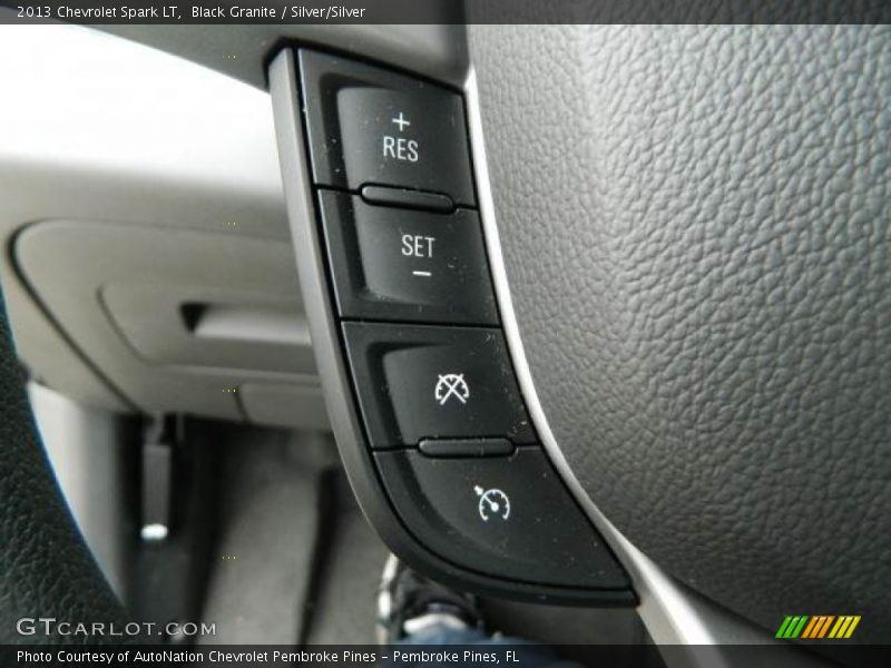 Black Granite / Silver/Silver 2013 Chevrolet Spark LT