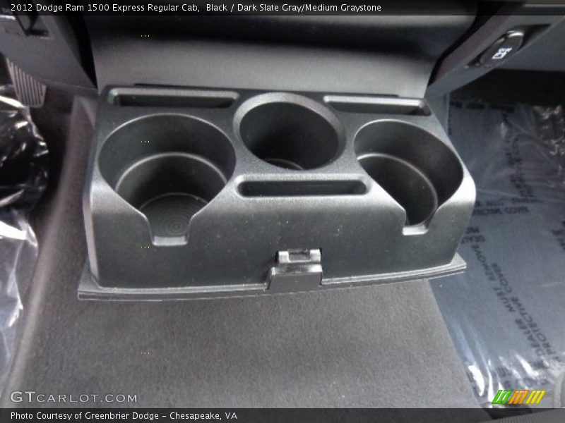 Black / Dark Slate Gray/Medium Graystone 2012 Dodge Ram 1500 Express Regular Cab