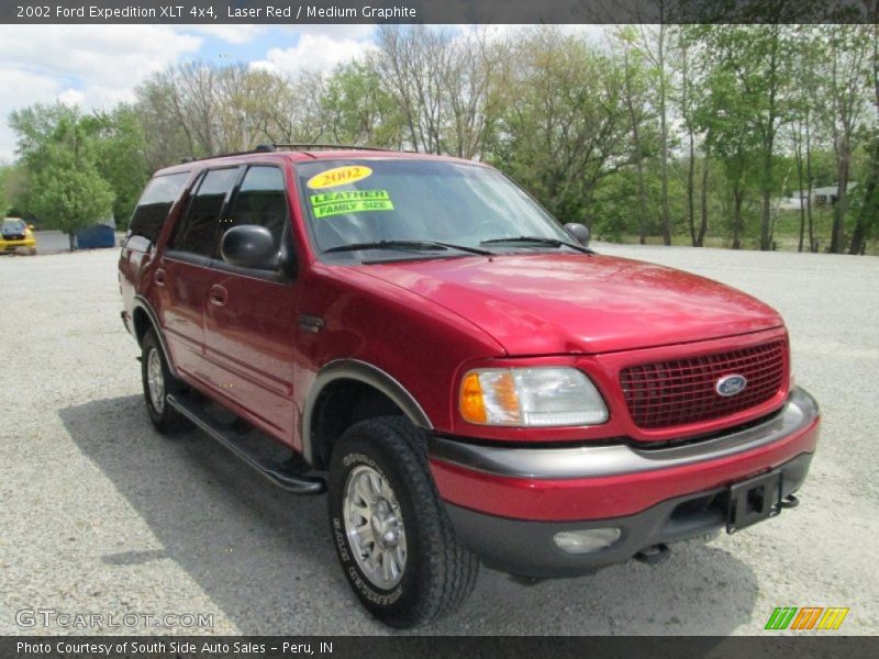 Laser Red / Medium Graphite 2002 Ford Expedition XLT 4x4