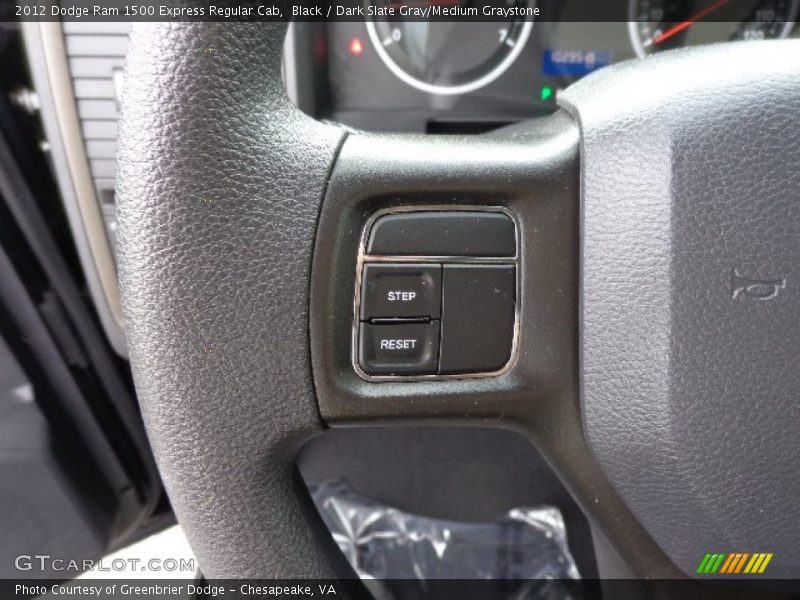 Black / Dark Slate Gray/Medium Graystone 2012 Dodge Ram 1500 Express Regular Cab