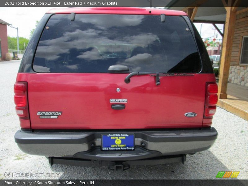 Laser Red / Medium Graphite 2002 Ford Expedition XLT 4x4