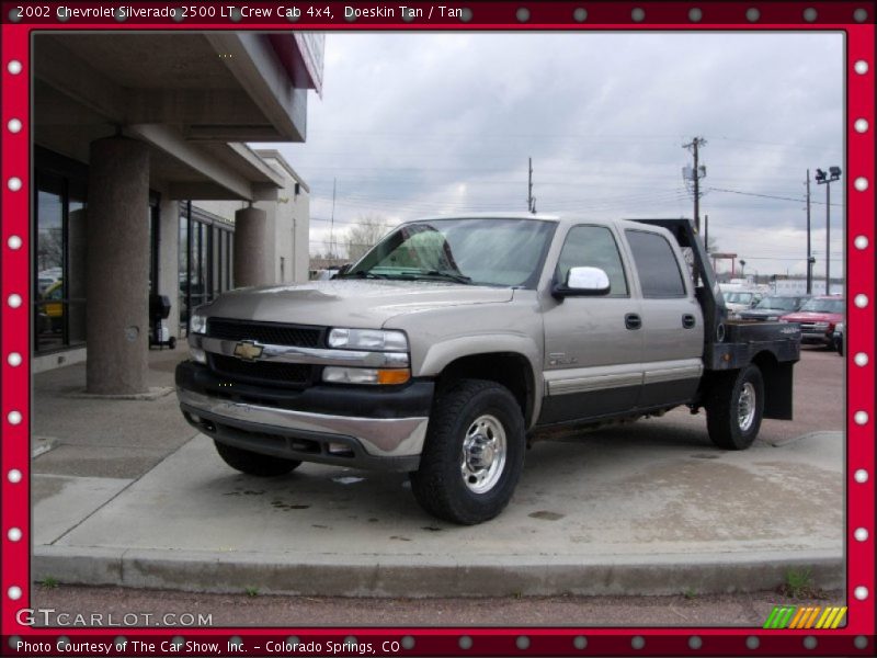 Doeskin Tan / Tan 2002 Chevrolet Silverado 2500 LT Crew Cab 4x4